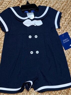 Matt’s Scooter romper 6/9M